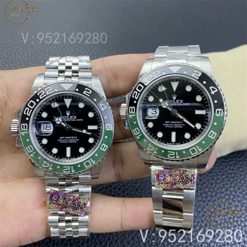 clean廠c廠勞力士雪碧圈黑綠圈左撇子復刻表做工怎么樣-復刻表