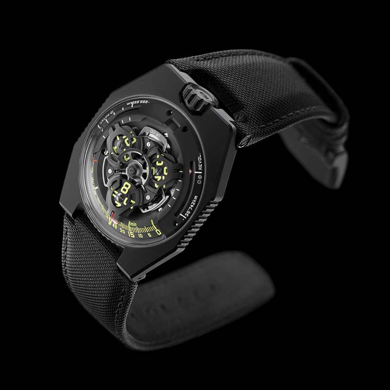 小眾手表:URWERK UR-100時(shí)空個(gè)性夜光手表-復(fù)刻表