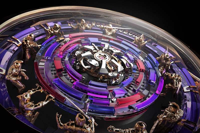 羅杰杜彼Roger Dubuis延續(xù)圓桌騎士的夢幻傳奇-復(fù)刻表