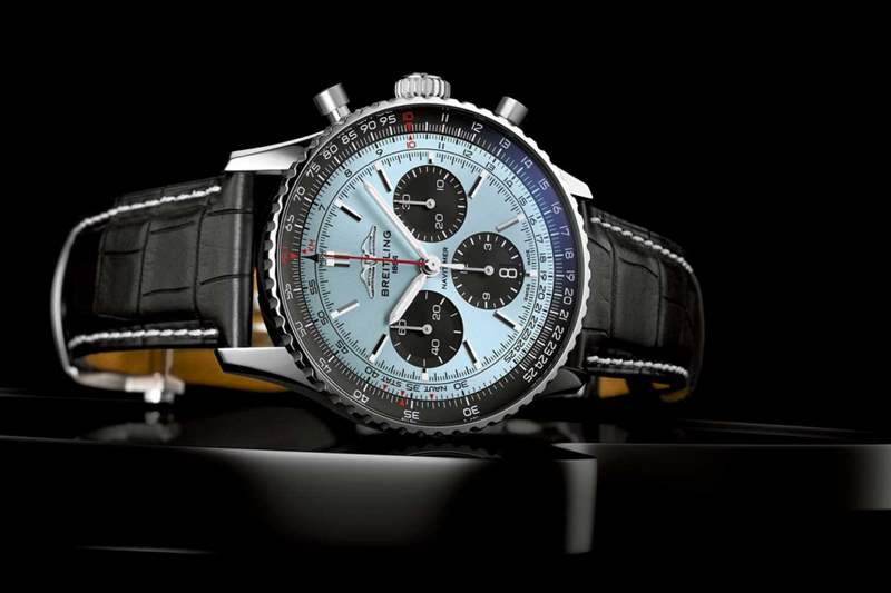 百年靈NAVITIMER B01 CHRONOGRAPH 43新鮮色系搶眼登場-復(fù)刻表