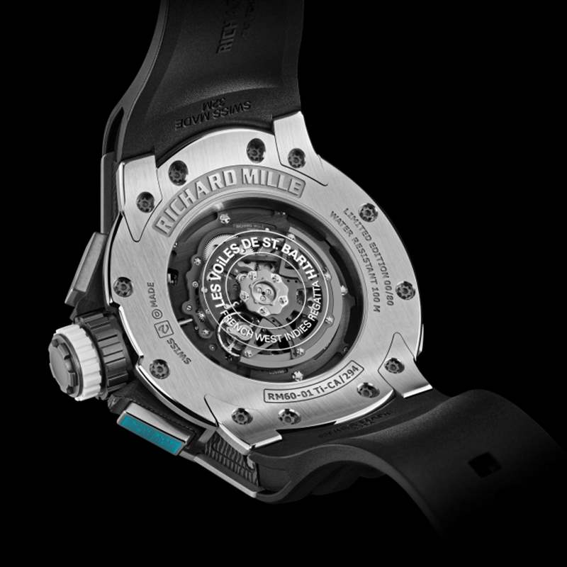 2021最新理查德Richard Mille RM60-01 Les Voiles de St Barth的航海藍(lán)調(diào)-復(fù)刻表