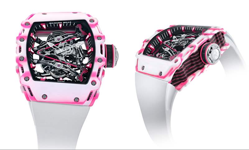 這樣一只粉紅色的Richard Mille腕表|RM38-02 Bubba Watson陀飛輪-復刻表