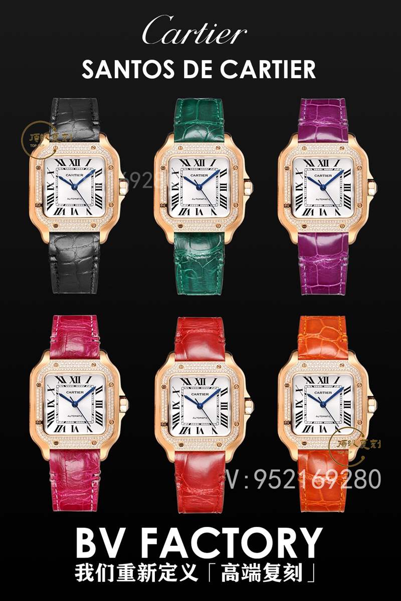 BV廠卡地亞山度士桑托斯腕表復(fù)刻做工怎么樣,為何是最高版本復(fù)刻-復(fù)刻表
