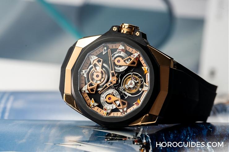 海洋風格領航之選|Corum海軍上將AC-One 45鏤空陀飛輪與AC-One 38女仕鉆表-復刻表