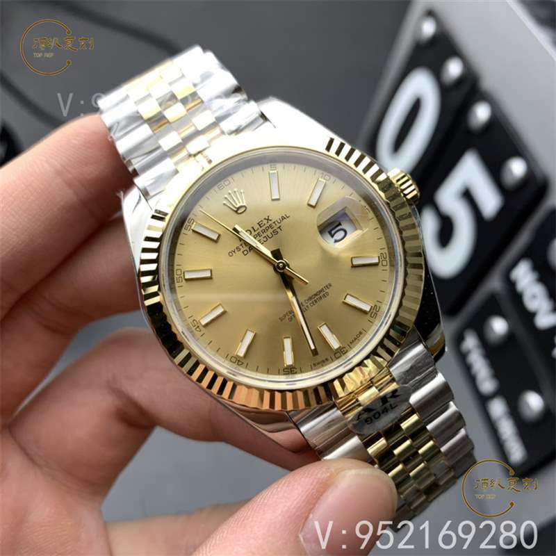 AR廠勞力士日志41mm間金款復(fù)刻表做工怎么樣-復(fù)刻表