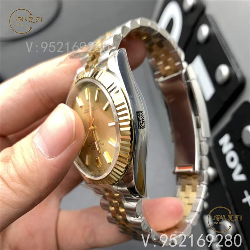 AR廠勞力士日志41mm間金款復(fù)刻表做工怎么樣-復(fù)刻表