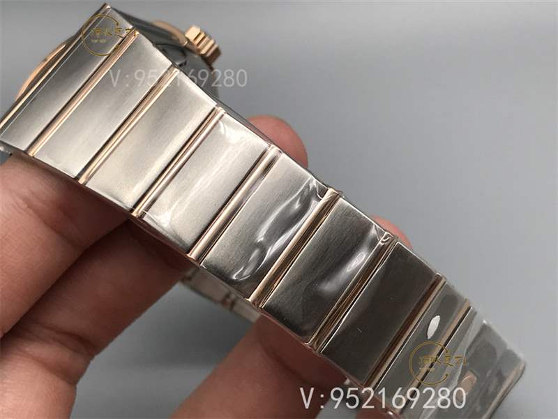 VS廠歐米茄星座間枚金鉆釘做工怎么樣123.20.38.21.52.001-復(fù)刻表