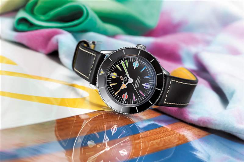 百年靈超級海洋'57 Heritage Capsule七彩系列A10370121B1A1-復刻表