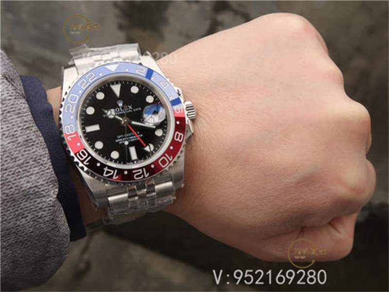 N廠勞力士格林尼治紅藍可樂圈「m126710blnr-0001」復刻做工評測-復刻表