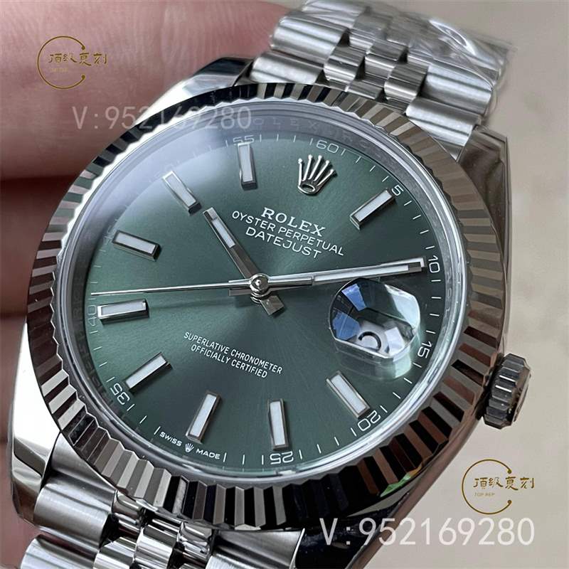 c廠(clean廠)勞力士日志126334薄荷綠盤41mm復刻表做工怎么樣-復刻表
