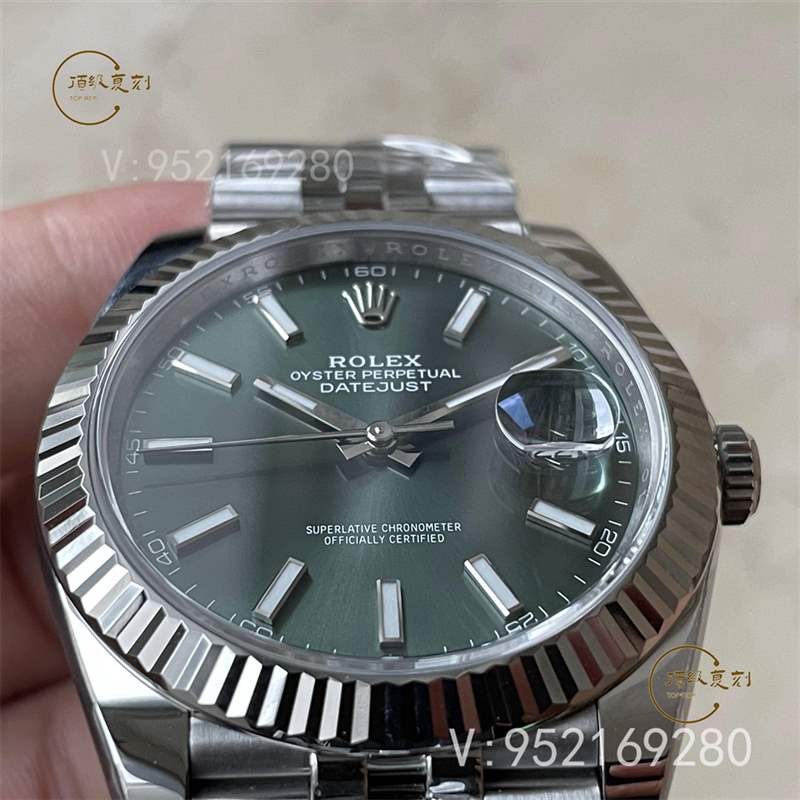 c廠(clean廠)勞力士日志126334薄荷綠盤41mm復刻表做工怎么樣-復刻表