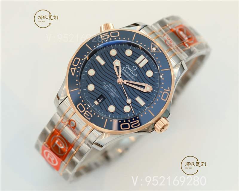 OR廠海馬300-OR廠歐米茄海馬300間玫瑰金藍盤復刻表做工怎么樣-復刻表