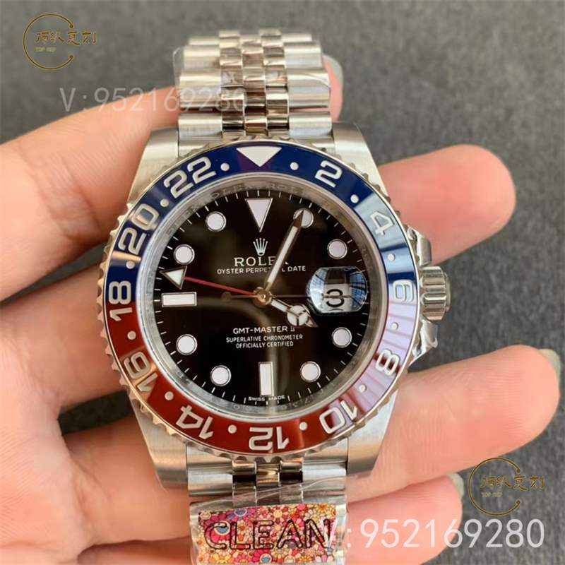 C廠(Clean廠)勞力士格林尼治可樂圈復刻表m126710對比正品怎么樣-復刻表