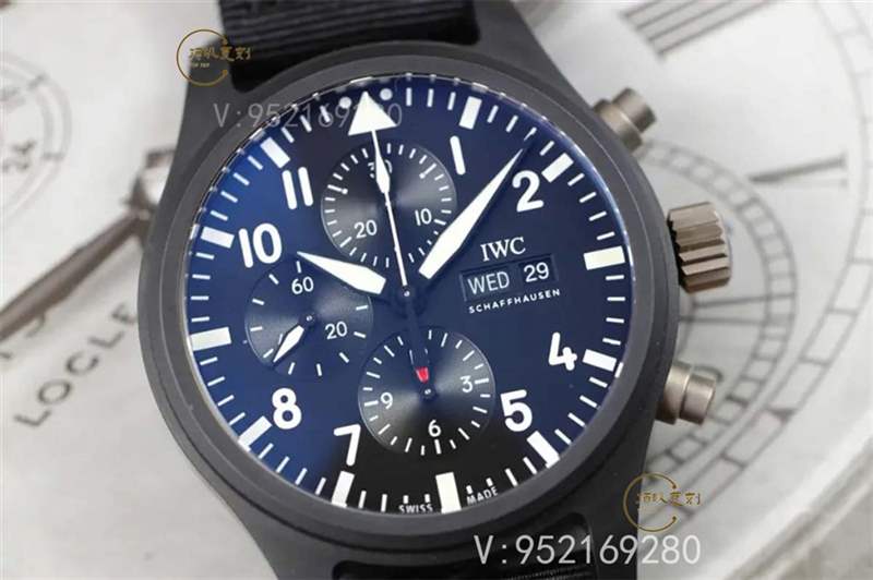 ZF廠萬國陶瓷飛行員計時復刻表外觀會一眼假嗎-復刻表