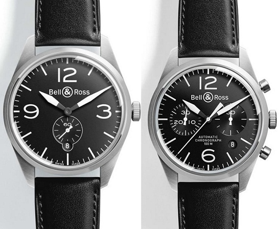 Bell & Ross 2010年復古原裝和軍官手表-復刻表