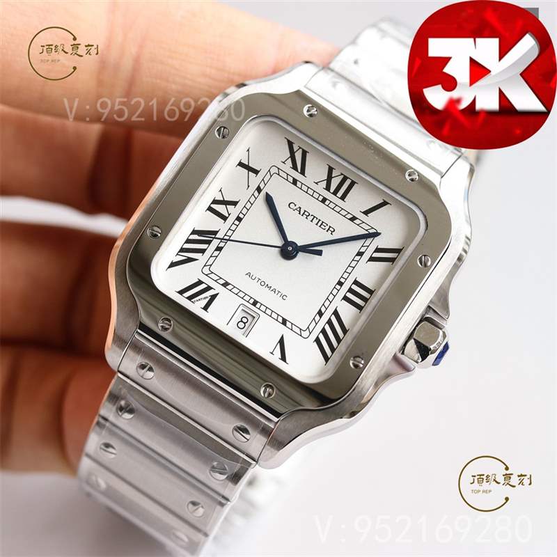 3K廠卡地亞山度士對比正品怎么樣,比V6廠、BV廠、GF廠更值得入手嗎-復刻表