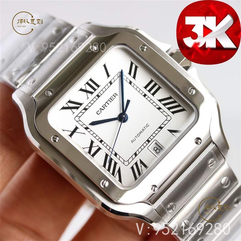 3K廠卡地亞山度士對比正品怎么樣,比V6廠、BV廠、GF廠更值得入手嗎-復刻表
