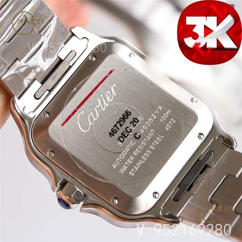 3K廠卡地亞山度士對比正品怎么樣,比V6廠、BV廠、GF廠更值得入手嗎-復刻表