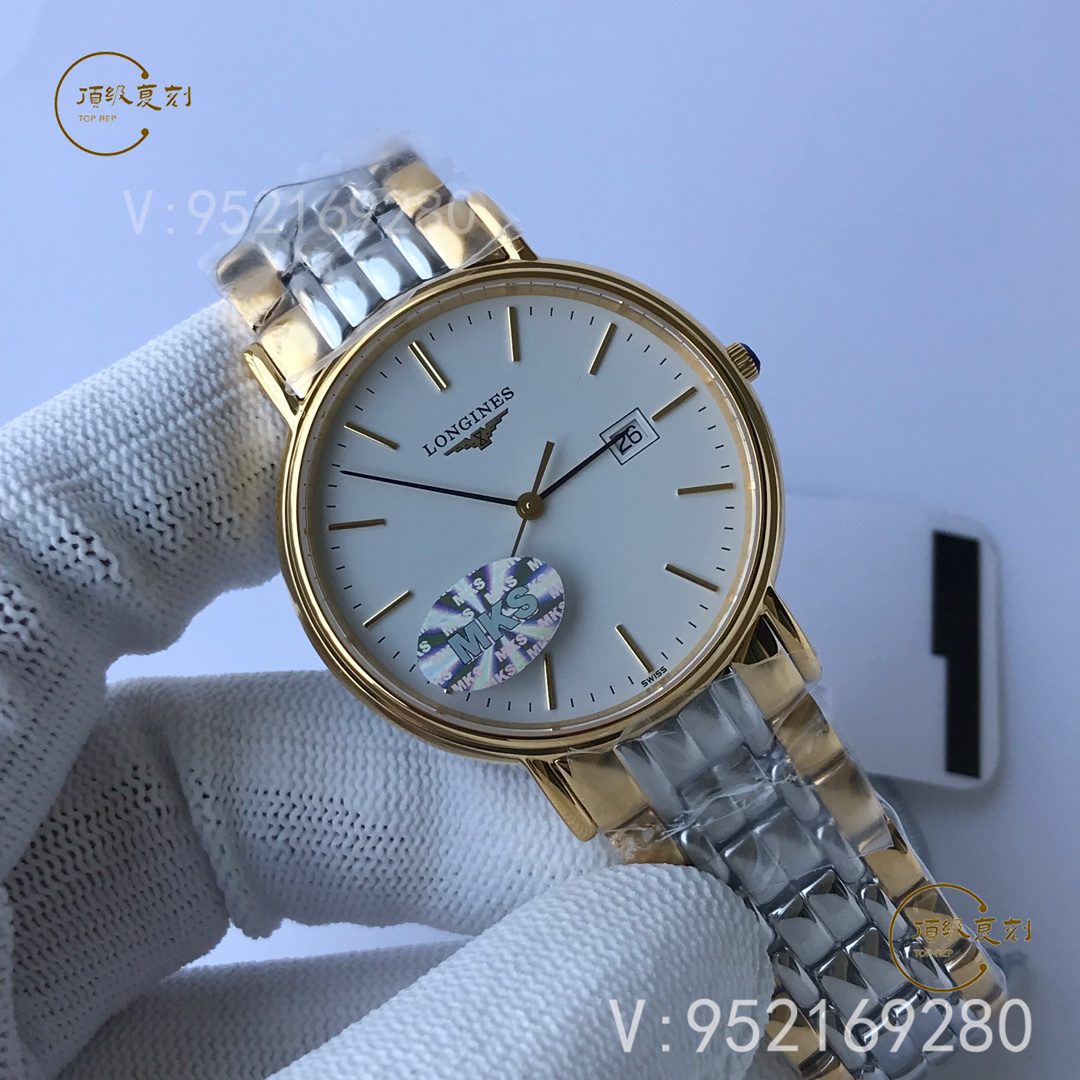 MKS廠浪琴魅麗系列石英手表做工怎么樣,石英電子機芯值得入手嗎-復刻表