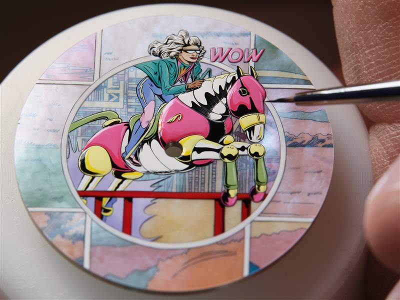 Hermès推出Arceau WOW微繪工藝表盤腕表-復(fù)刻表