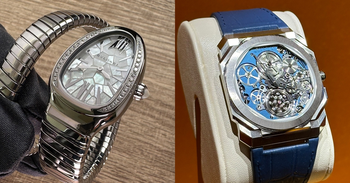 安藤忠雄為Serpenti出手了、全球最薄陀飛輪機(jī)芯黑化上陣｜BVLGARI W&W 2024速覽-復(fù)刻表