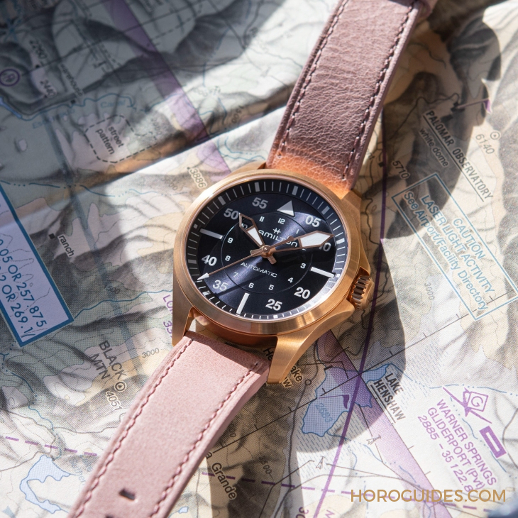 設(shè)計(jì)微調(diào)、新增尺寸，HAMILTON Khaki Aviation Pilot系列七款新作再現(xiàn)軍風(fēng)-復(fù)刻表