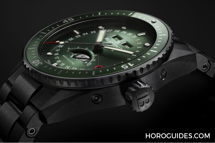 寶珀首配陶瓷煉帶|Fifty Fathoms Bathyscaphe系列全面新生著裝-復刻表