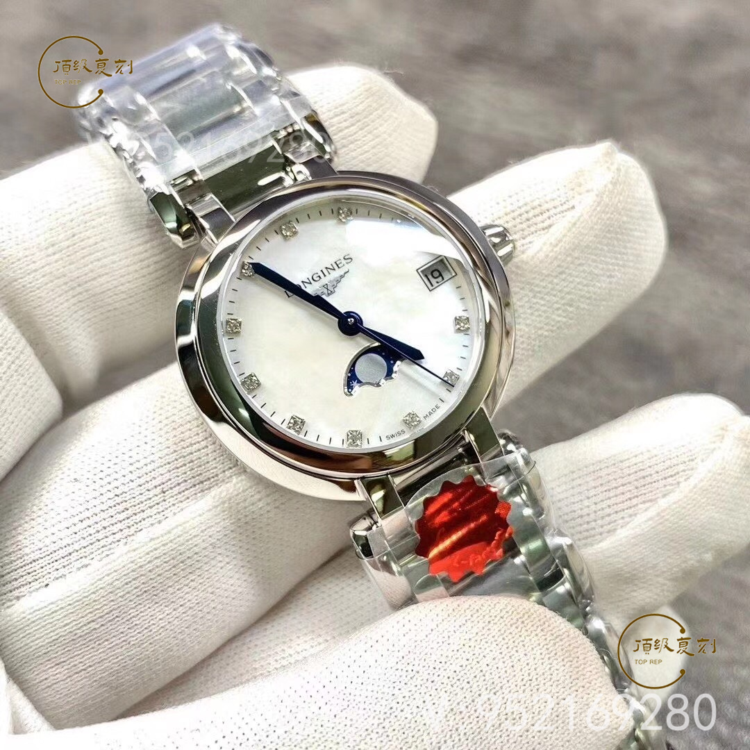 KL工廠浪琴心月女表復刻版深度評測：璀璨優(yōu)雅，細節(jié)至上-復刻表