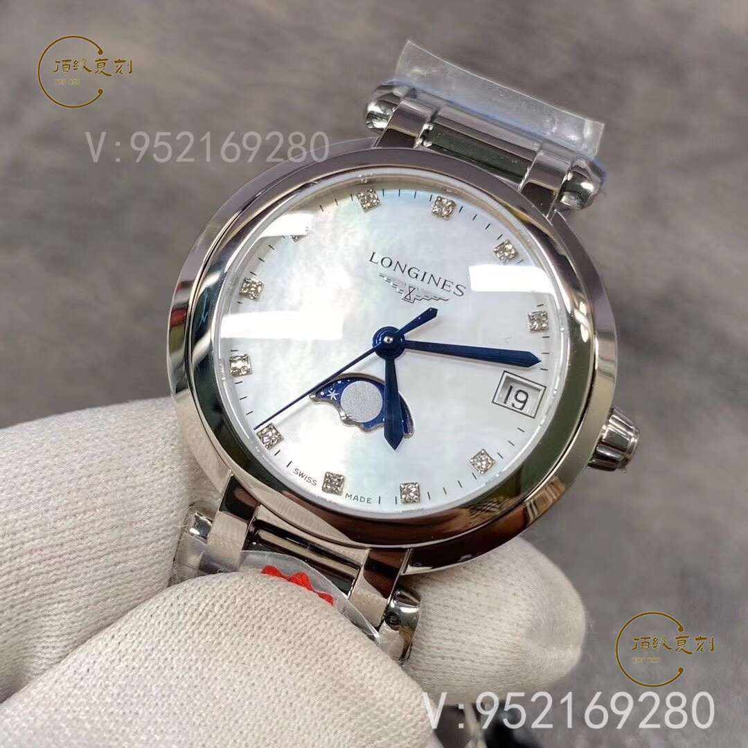 KL工廠浪琴心月女表復刻版深度評測：璀璨優(yōu)雅，細節(jié)至上-復刻表