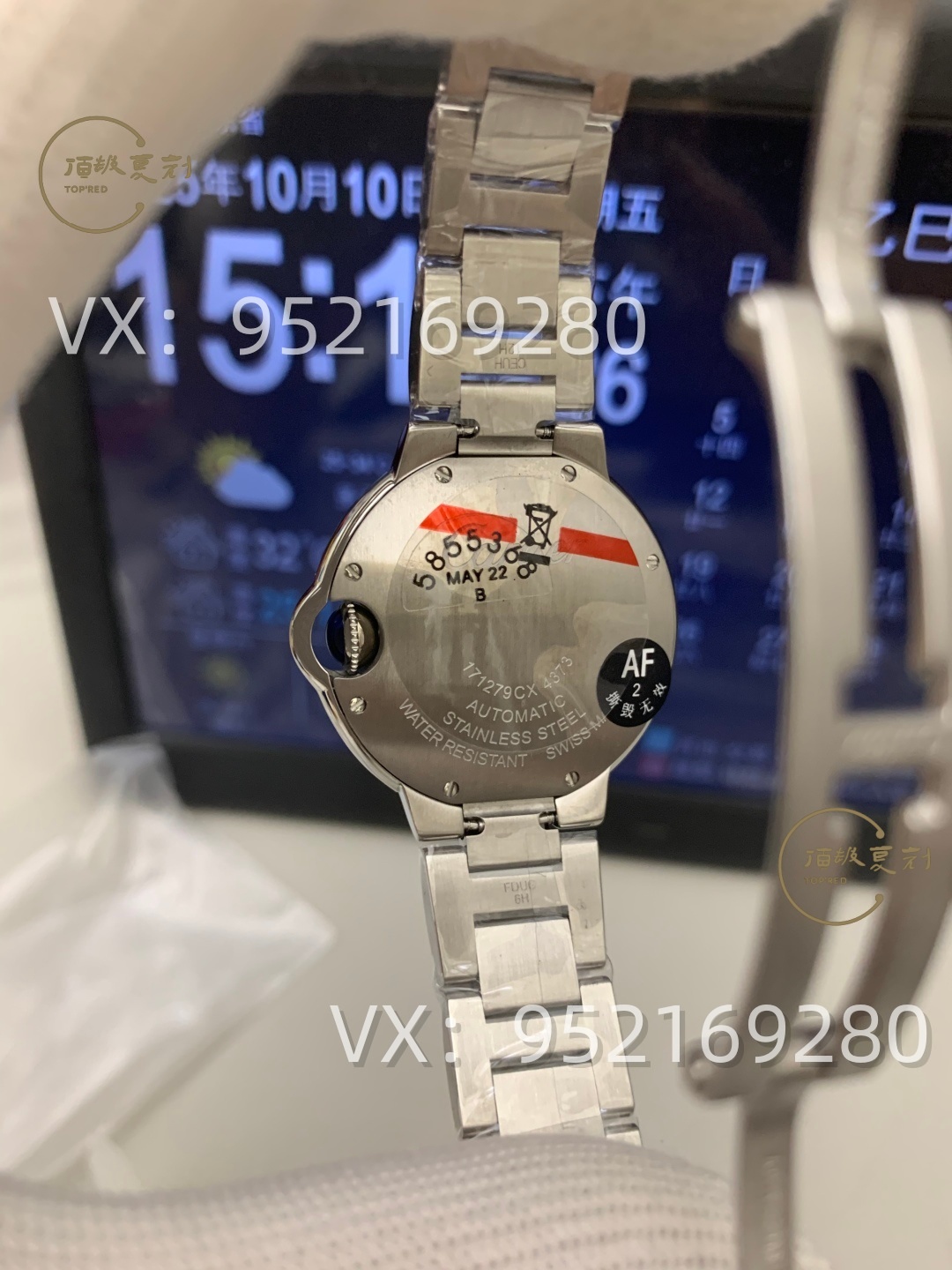 AF廠卡地亞33mm女士藍氣球怎么樣,076一檔機芯!-復刻表